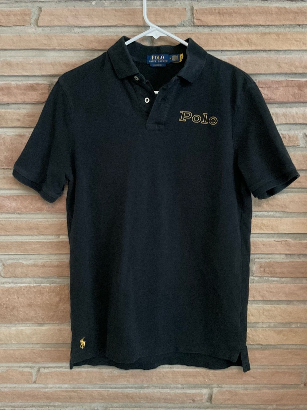 Polo Ralph Lauren Classic Fit Polo Shirt Black Medium